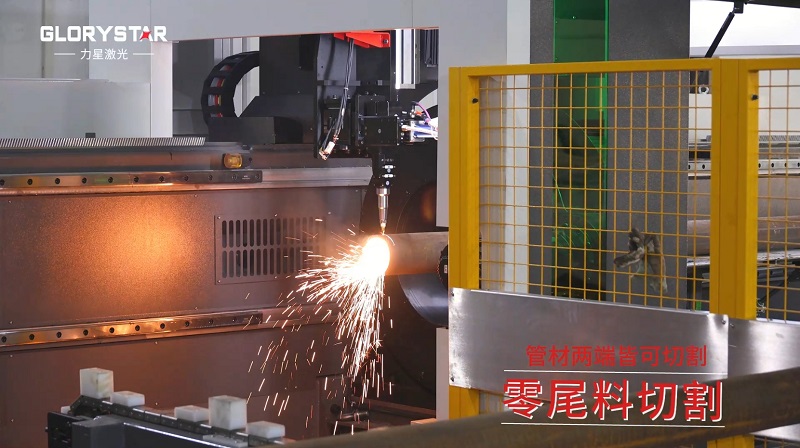 力星激光三卡盤重型管材切割機：精準高效，突破極限！